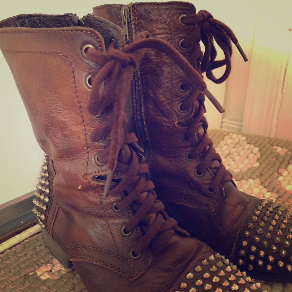 Steve Madden Moto Stud Booties
